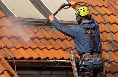 Démoussage et hydrofuge de toiture à Nassiet